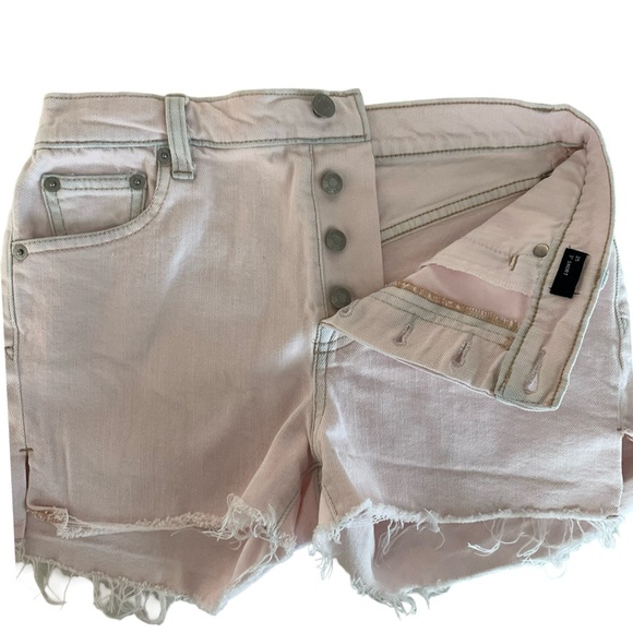 GAP DENIM 3” Shorts Spring Pink - Picture 3 of 11